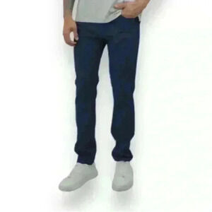 Jachs New York Tech Dark Navy Slim Stretch Pant NWT 38 x 32